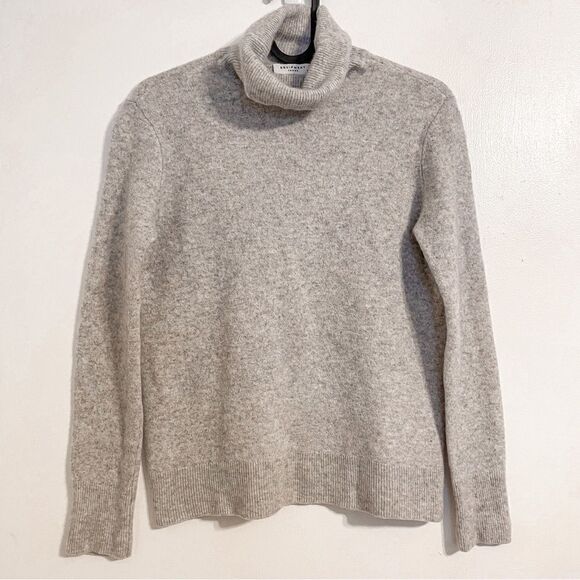 Equipment Femme Oscar Turtleneck Cashmere Sweater Grey S - Picture 6 of 8